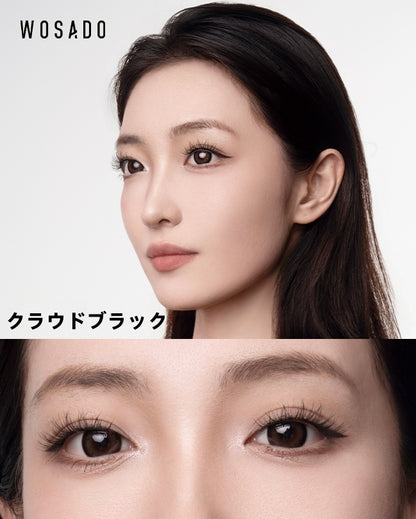 WOSADO ソフトマグネット式つけまつげ NO.38クラウドブラック